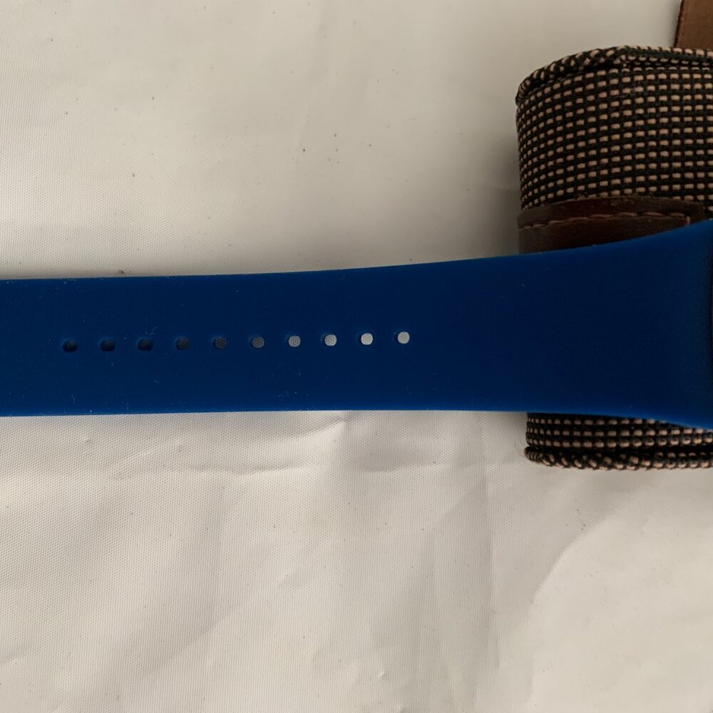 Skagen Men's SKW6072 Balder Titanium Watch with Blue Silicone Band - Picture 3 of 7